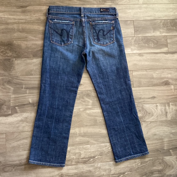 Citizens of Humanity Kelly #063 low-waist Cropped Stretch jeans size 25 - Picture 6 of 14